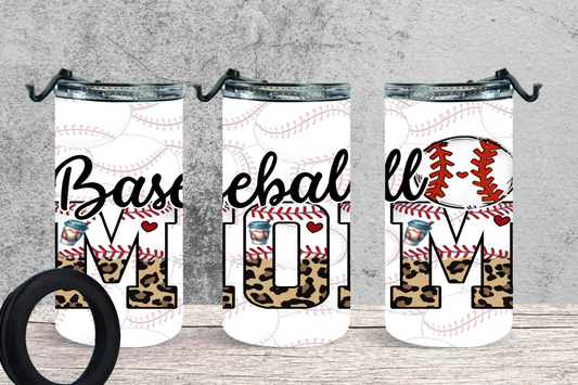 4-in-1 Koozie & Tumbler - Baseball Mom