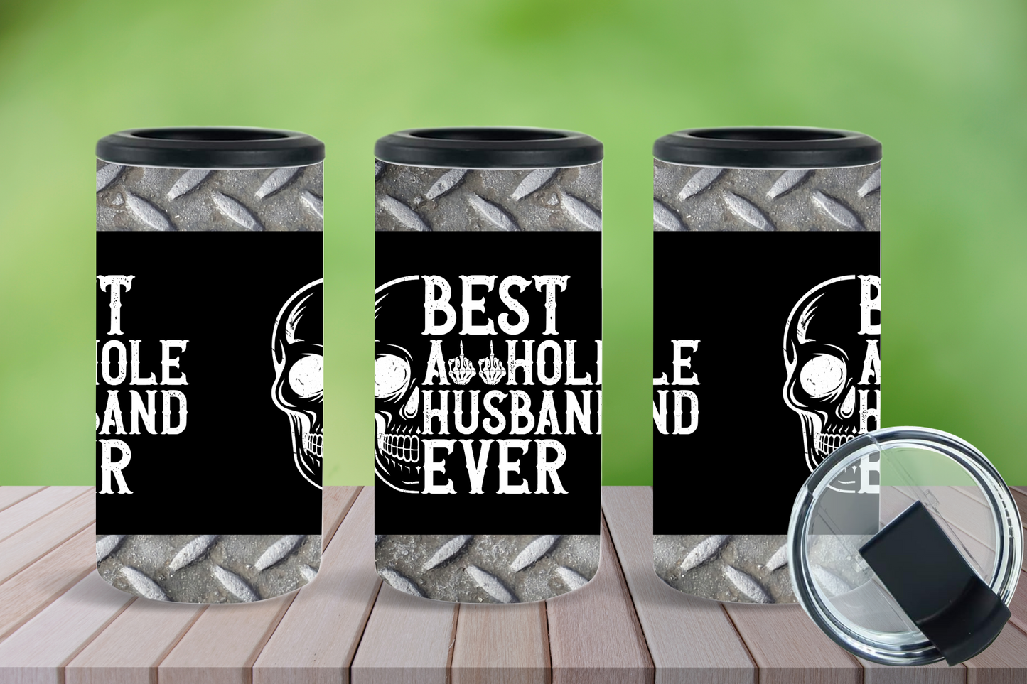 4-in-1 Koozie & Tumbler - Best Asshole Husband Ever