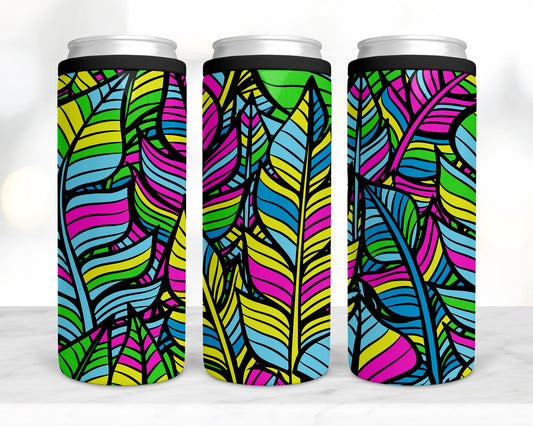 4-in-1 Koozie & Tumbler - Feathers