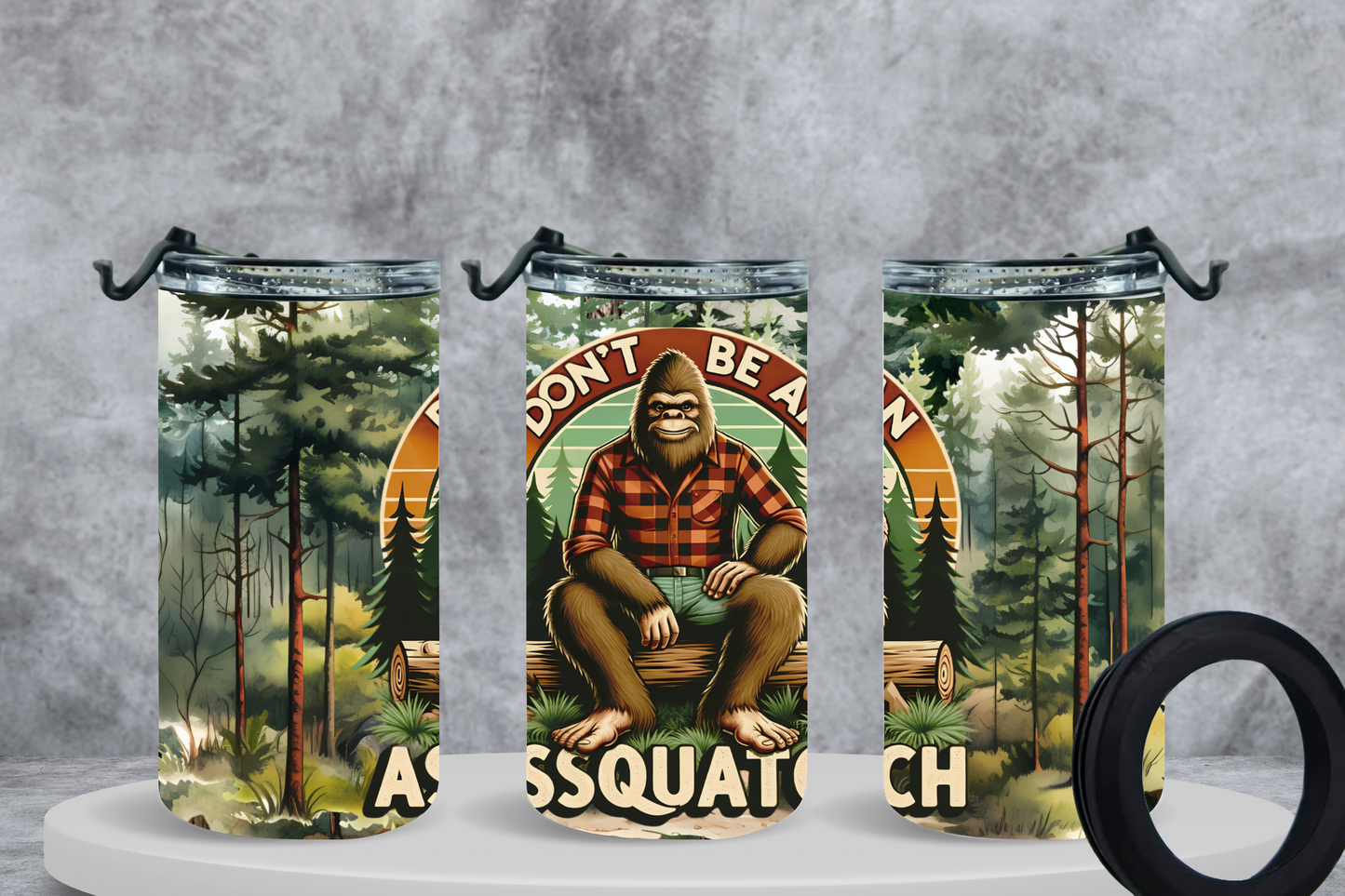 4-in-1 Koozie & Tumbler - Assquatch