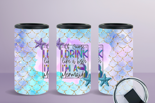 4-in-1 Koozie & Tumbler - I'm A Mermaid