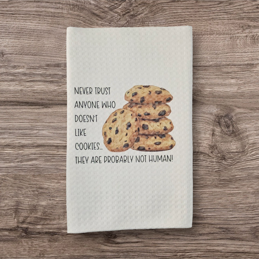 Waffle Weave Kitchen Towel - Not Human