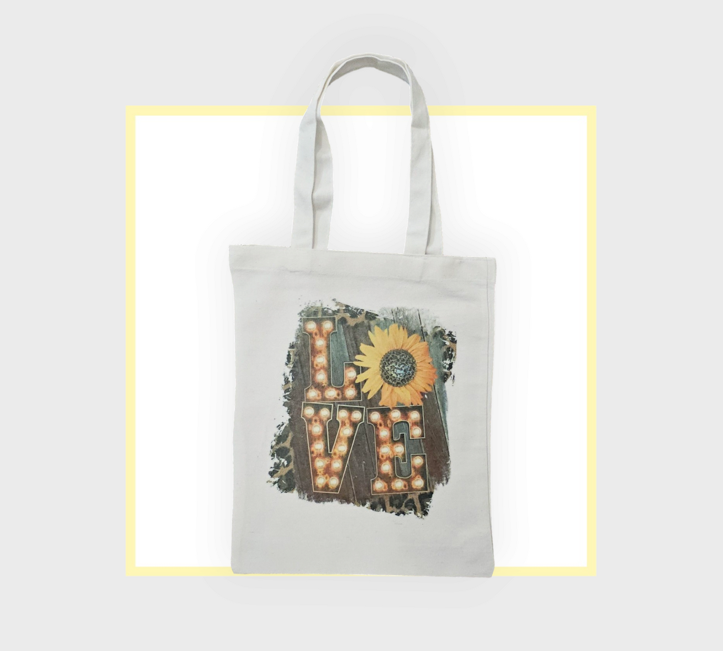 Small Reusable Tote - Sunflower Love