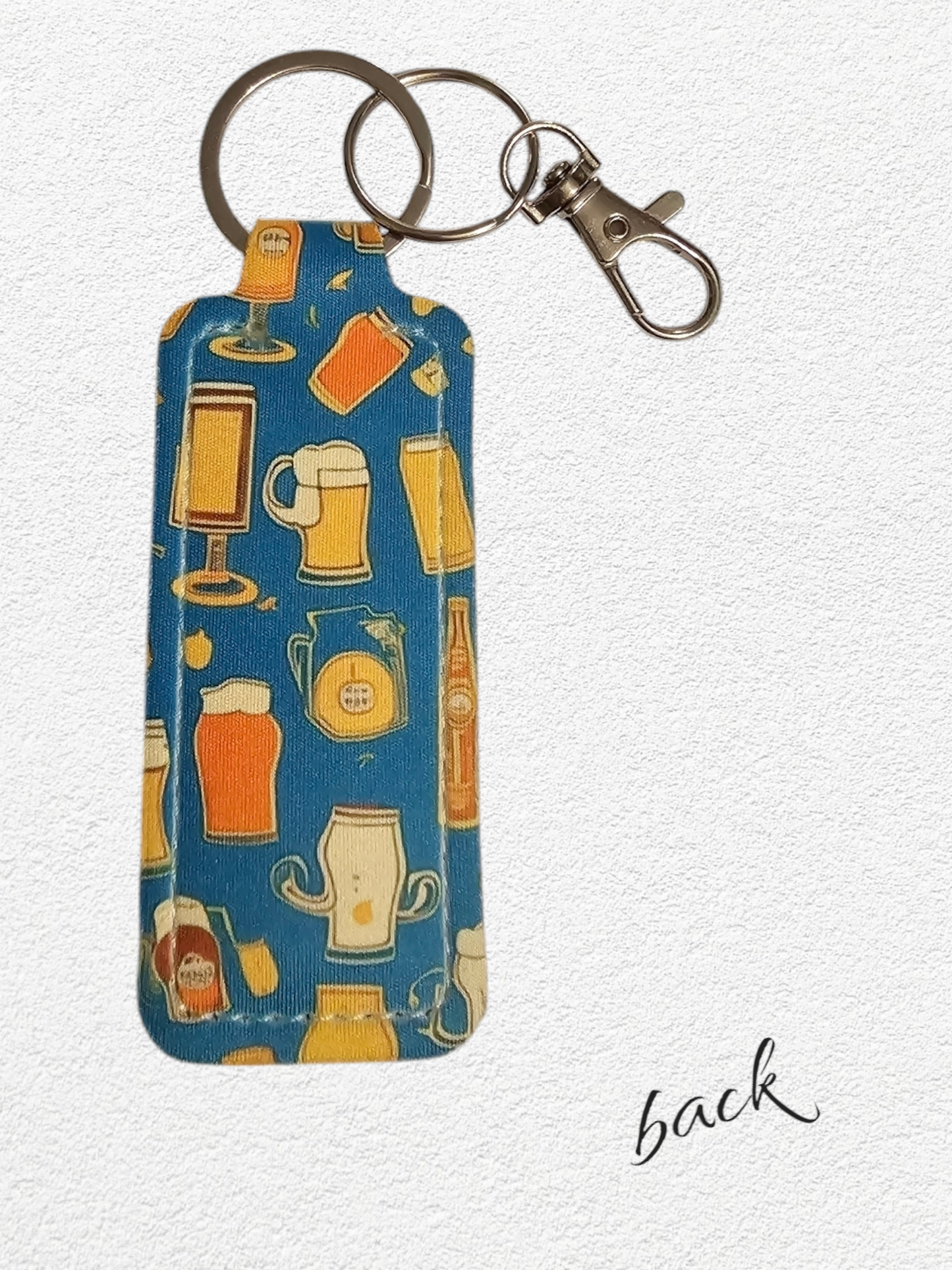 Lip Balm Holder & Keychain - Have a Beer (lip balm included)