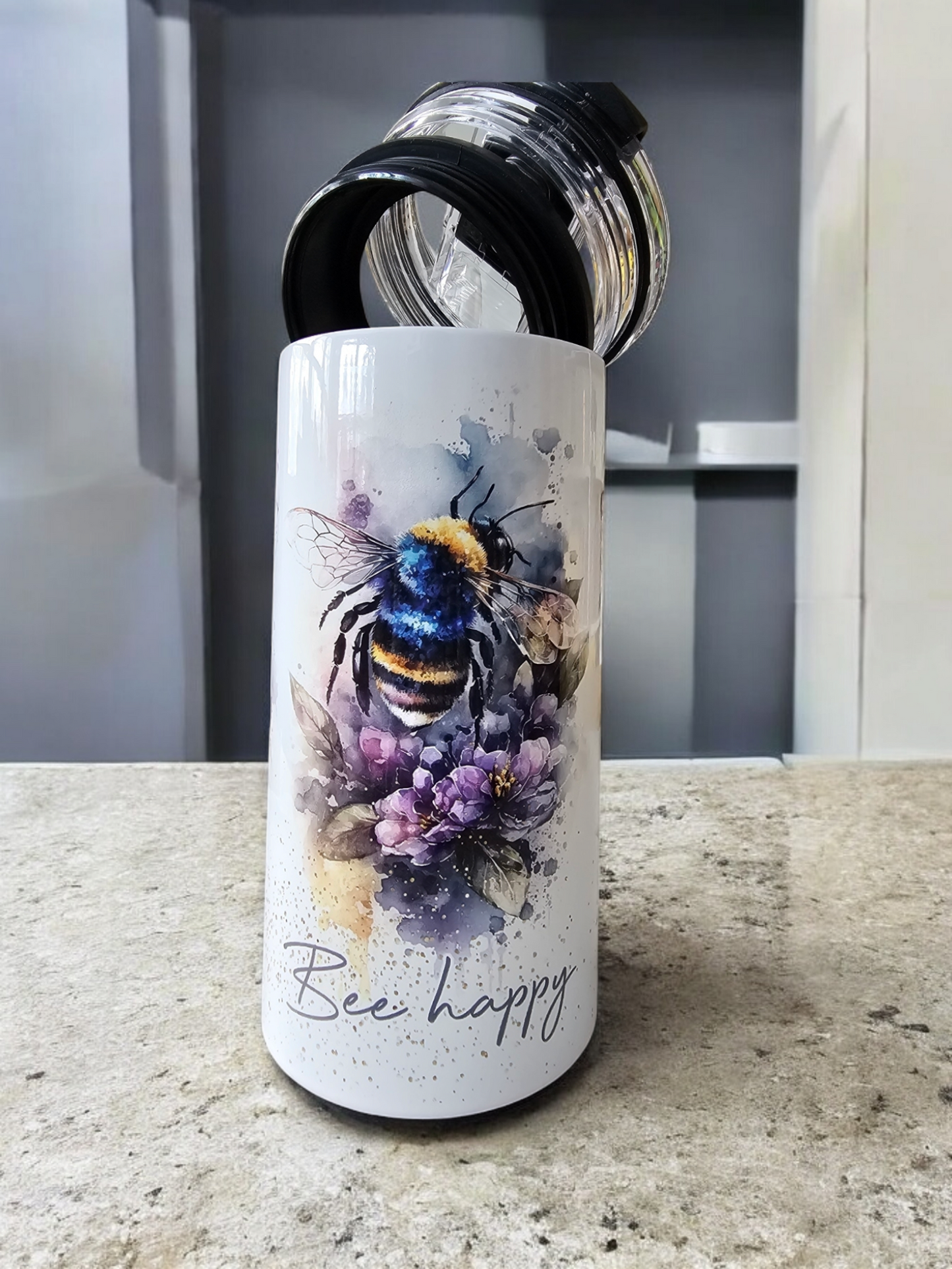 4-in-1 Koozie & Tumbler Bundle - Bee Kind